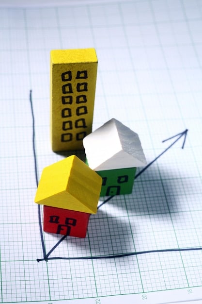 An image depicting a risk assessment chart showing the reduced risk exposure as investments are diversified across different real estate assets.