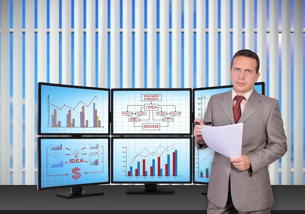A split-screen image. On one side, a swing trader analyzing a stock chart with multiple indicators. On the other side, the same trader enjoying leisure activities, representing the balance between trading and personal life.