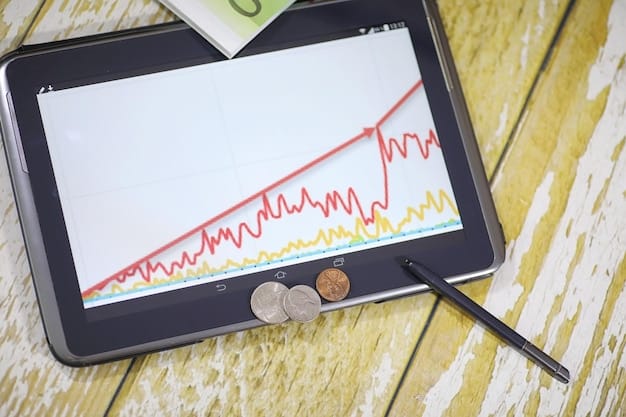 A graph showing slow, steady growth of a passive income stream over time, contrasted with a volatile, rapid growth spike that crashes quickly. The text overlay reads: 